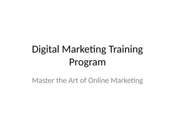 Nysc Digital Marketing Presentation Pptx