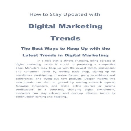 How to Stay Updated with  Digital Marketing Trends.pptx