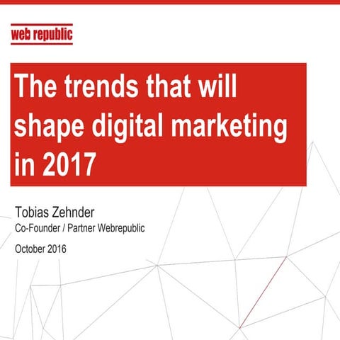 Digital Marketing Trends 2017