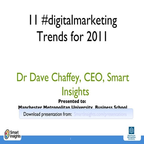 Digital Marketing Trends 2011