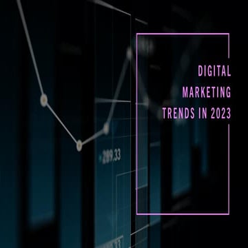 Digital Marketing Trends in 2023