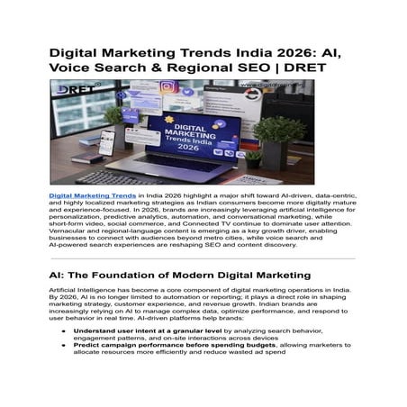 Digital Marketing Trends India 2026_ AI, Voice Search & Regional SEO ...
