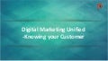 Digital Marketing Unified: Knowing Your Customer