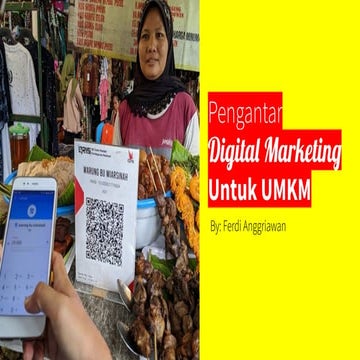 Pengantar Digital Marketing untuk UMKM Indonesia