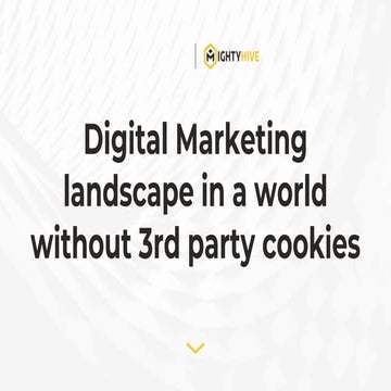 Digital marketing without 3rd party cookies
