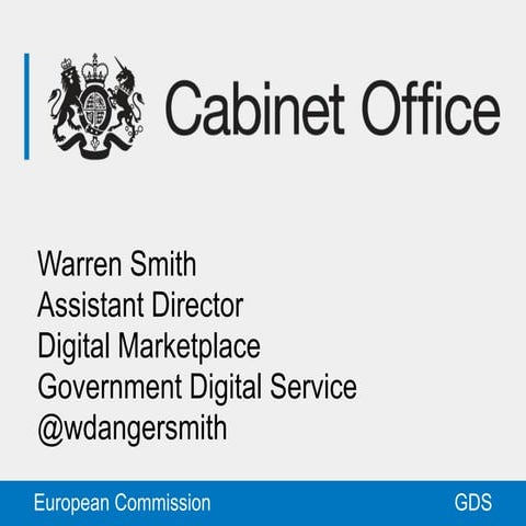 Digital Marketplace - European Commission December 2015