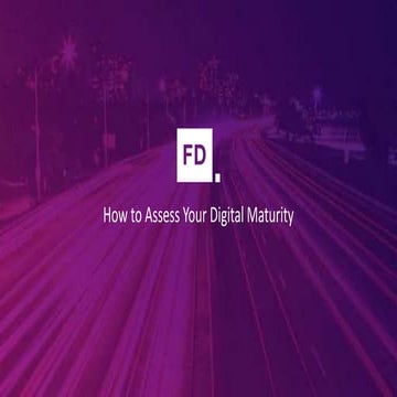 Assess Your Digital Maturity Webinar