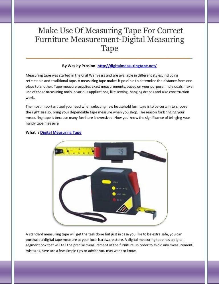 Digital measuring tape