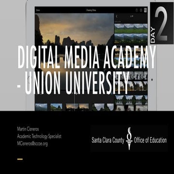 Digital Media Academy - Day 2