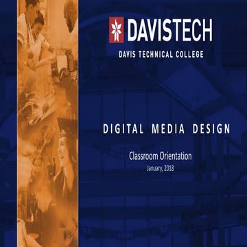 Digital media design classroom 2018