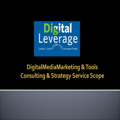 Digital media marketing service scope