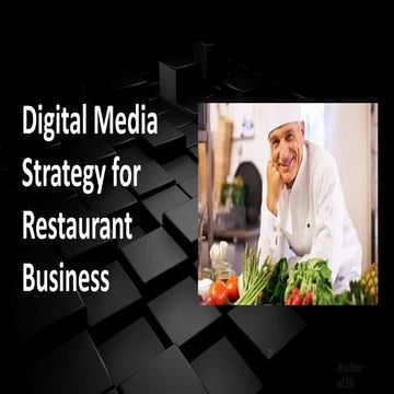 Digital Media Strategies That Works For Restaurants! 