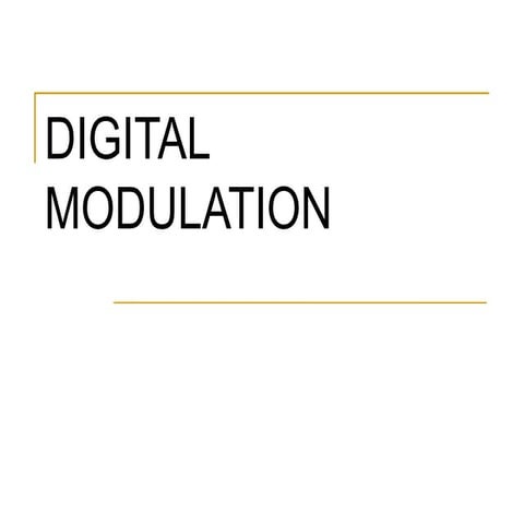 DIGITAL MODULATION TECHNIQUES FOR ECE.pptx