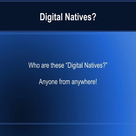 Digital Natives Crum