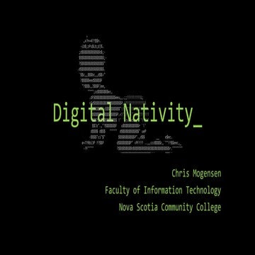 Digital Nativity: Education in the Generation of the Tech-Saavy