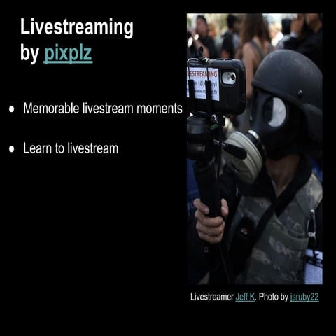 Learn to livestream, part 1, by pixplz