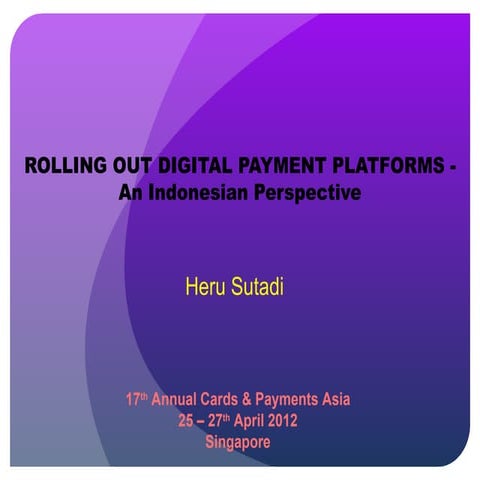 Digital Payment in Indonesia - Pembayaran Digital | PPT