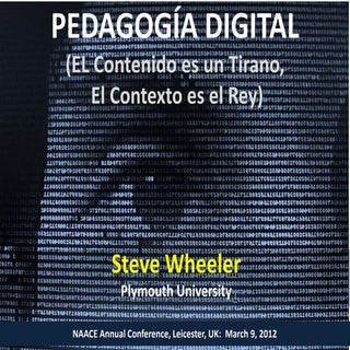 Digital pedagogy (content is a tyra...