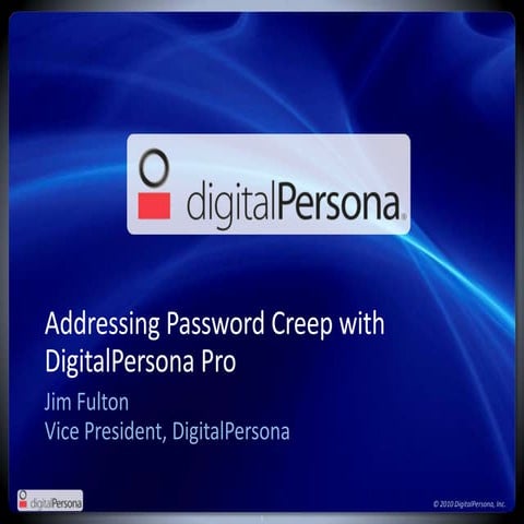 Addressing Password Creep