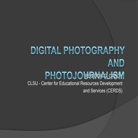 Digital photojournalism