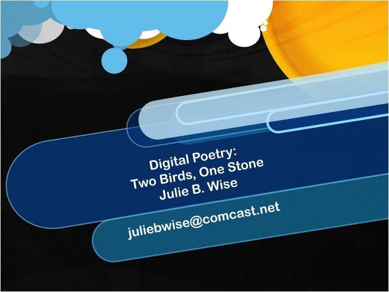 How To Identify Elliptical Poems Within A Digital Corpus Of Auditory ...