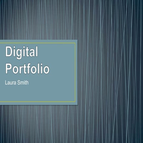 Laura Smith's Digital portfolio