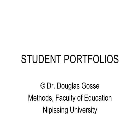 Digital portfolio