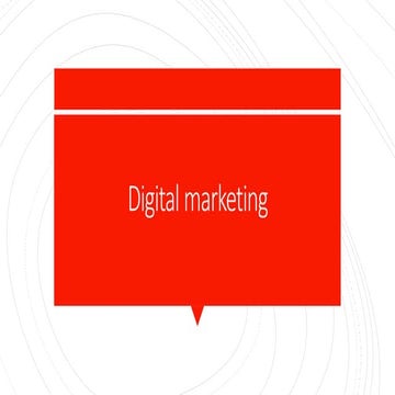 Digital marketing courses for growing your business | PPTX