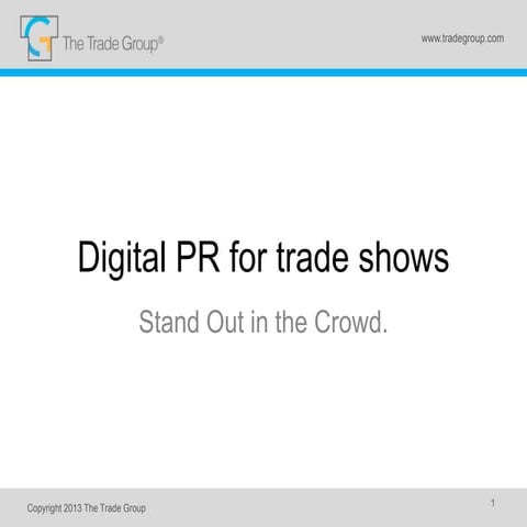 Digital PR for Trade Shows