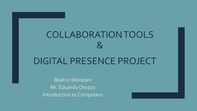 Collaboration Tools & Digital Presence - BEMM