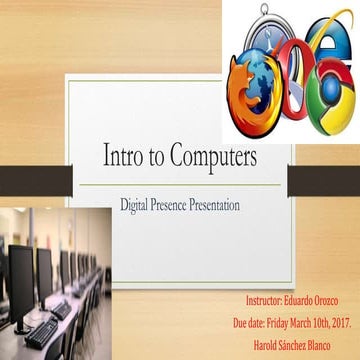 Digital presence presentation