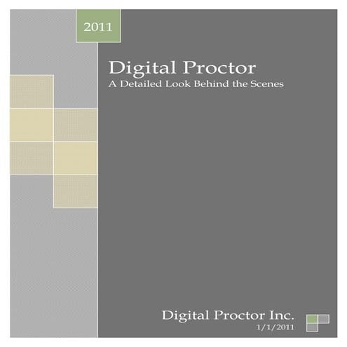 Digital Proctor Whitepaper #1