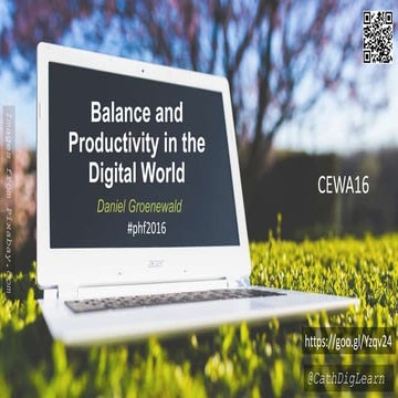 Digital productivity and balance 
