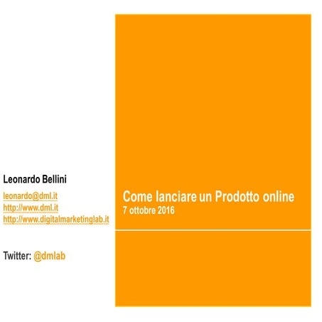 Digital product launch