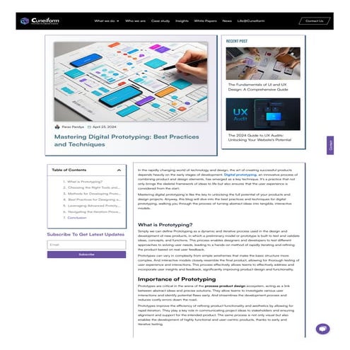 Digital Prototyping Mastery Best Practices & Techniques.
