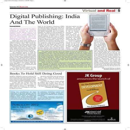Digital publishing in India