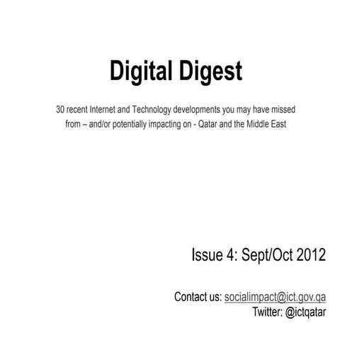 Digital Digest Sept/Oct 2012