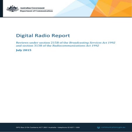 Digital Radio Report July 2015