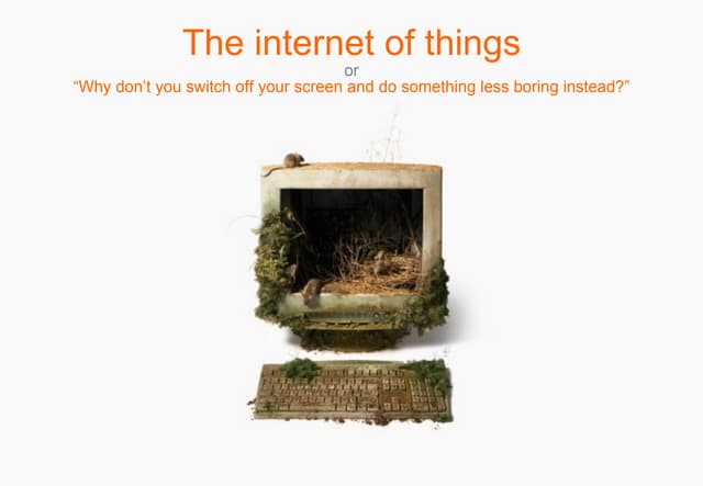 Augmented Reality, RFID and the Internet of Things