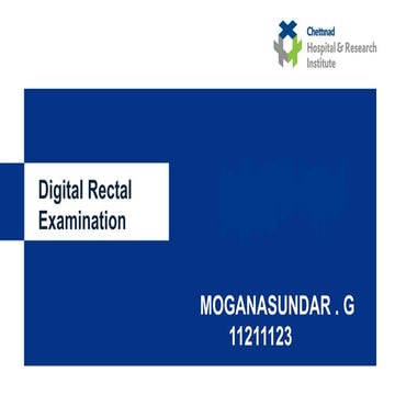 Digital rectal examination.pptx @ | PPTX