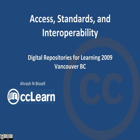 Digital Repositories for Learning Overview Presentation for OpenEd 2009