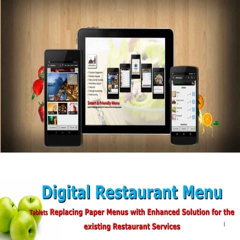 Digital Restaurant Menu