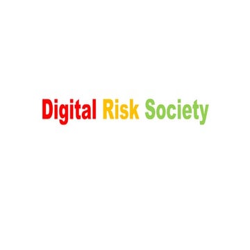 Digital risk society
