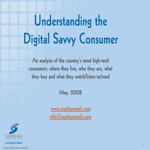 Digital Savvy Free Study Final 5.12.08