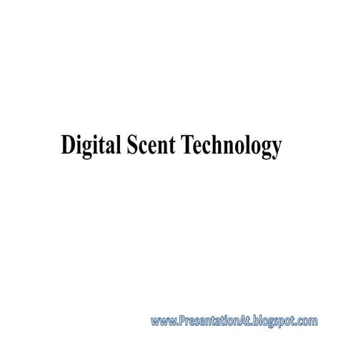 Digital scent technology