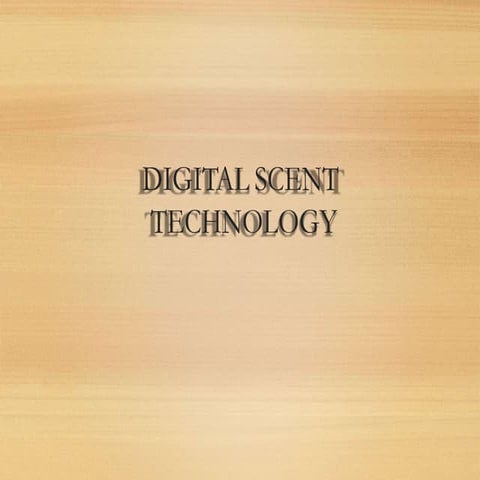 Digital Scent Technology which where the following medical applications