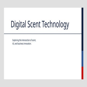 Digital Scent Technology: The Next Frontier in AI & Business?