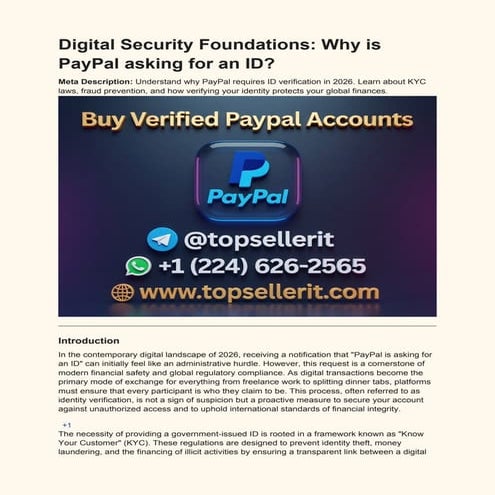 Digital Security Foundations: Understanding PayPal's ID Verification in ...