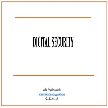 Digital Security in 2025 with Adut Angelina