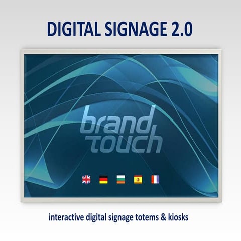Digital Signage 2.0 - interactive kiosks and digital signage totems by BrandT...